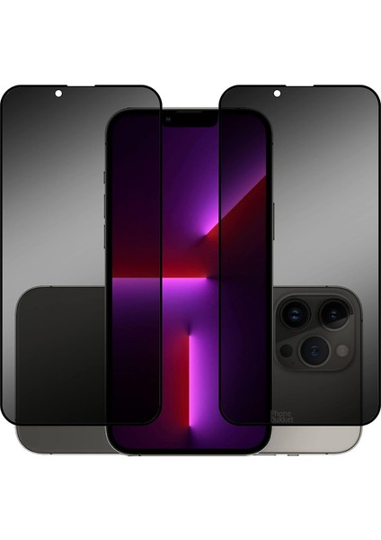 iPhone 13 Pro Max Gizli Hayalet Cam Ekran Koruyucu 2'li Paket