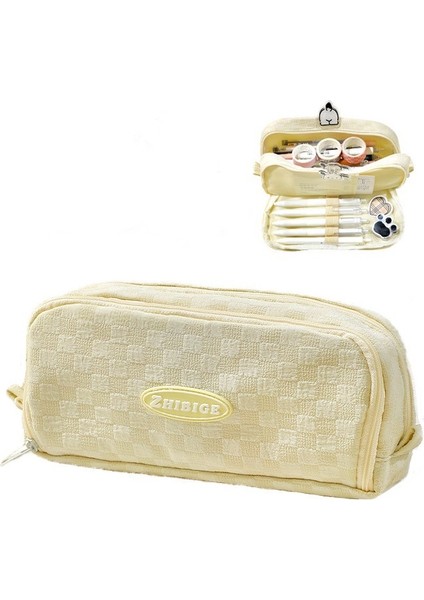 Büyük Kapasiteli Waffle Kalem Kutusu (Yurt Dışından)