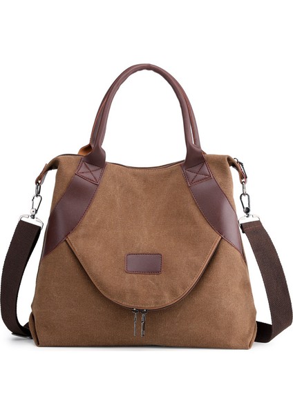 Bayanlar Kanvas Günlük Omuz Messenger Çanta (Yurt Dışından)