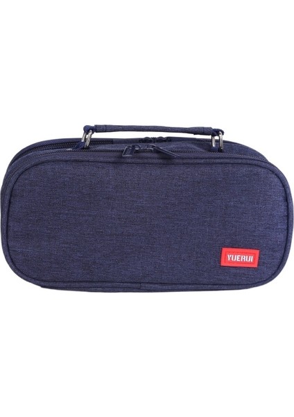 Büyük Kapasiteli Kanvas Öğrenci Kalem Kutusu (Yurt Dışından)