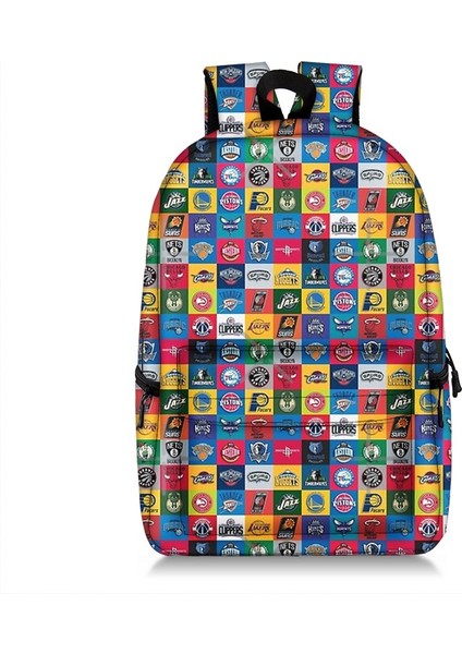 Basketbol Yıldızı Baskılı Erkek Çocuk Okul Çantası Sırt Çantası (Yurt Dışından)