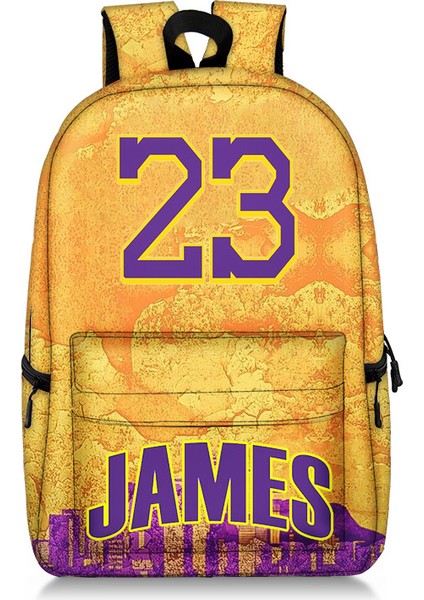 Basketbol Yıldızı Baskılı Erkek Çocuk Okul Çantası Sırt Çantası (Yurt Dışından)