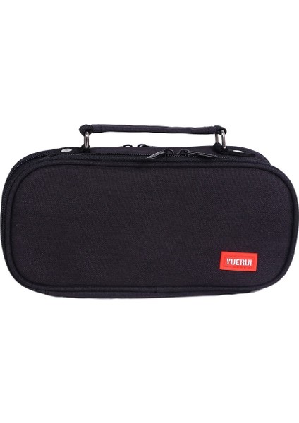 Büyük Kapasiteli Kanvas Öğrenci Kalem Kutusu (Yurt Dışından)