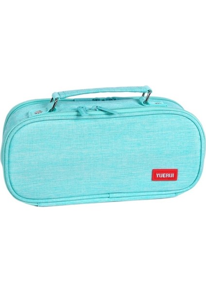 Büyük Kapasiteli Kanvas Öğrenci Kalem Kutusu (Yurt Dışından)