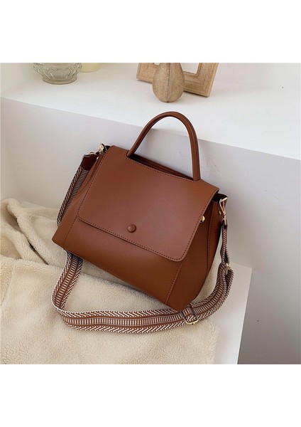 Kadın Çantaları Popüler Yeni Trendy Kore Tarzı Messenger Çanta Omuz Çantası Basit Moda Çanta (Yurt Dışından)