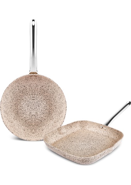 Biogranit Nare Wok Grill Set Wood