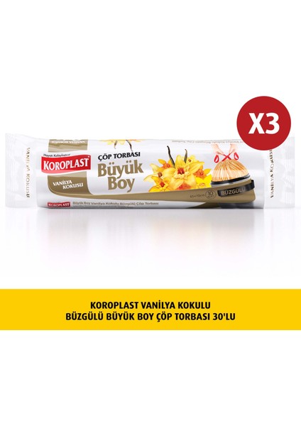 Vanilya Kok. Büzg. Büyük Boy Çöp 10LUX3AD