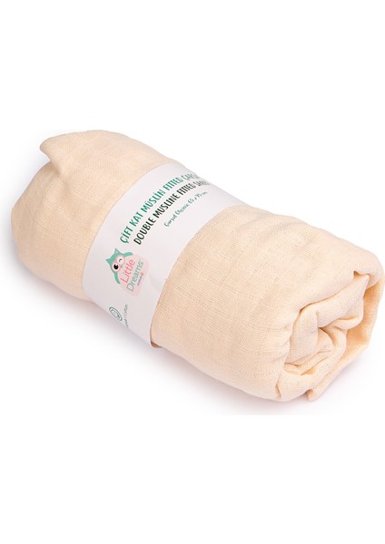 Çift Kat Müslin Fitted Çarşaf 65X95 Unisex