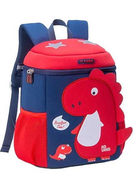 Çocuk Okul Çantası Anaokulu 2-6 Yaş Okul Çantası Dinozor Desen Sırt Çantası (Yurt Dışından)