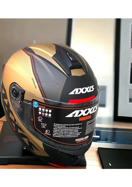 Axxıs Draken S Gear A9 Matt Gold
