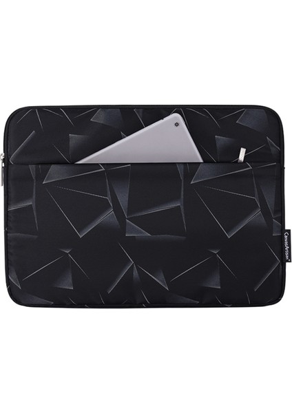 Üçgen Geometrik Baskılı Taşıma Çantası 11 Inç Dizüstü Bilgisayarlar Için Taşınabilir Kol Çantası Dış Kılıfı ile Darbeye Dayanıklı Saklama Çantası (Yurt Dışından)