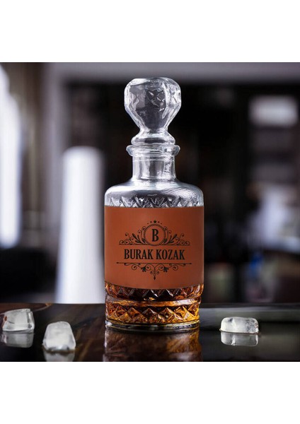 Dosta lik Taba Deri Kaplama Viski Şişesi modelleri