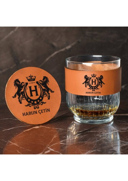 Dosta lik Şık Taba Deri Kaplama Viski Seti fiyatları