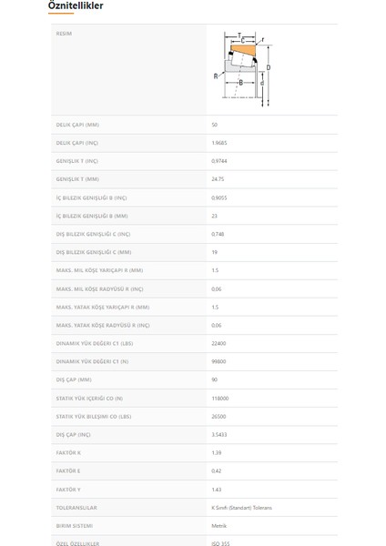 32210M-90KM1 - 50X24,75X90 fiyatları