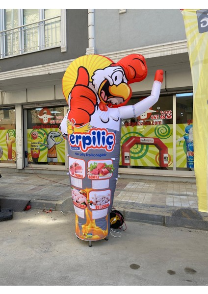 3 Metre Tavukçu Model Gel Gel Balon