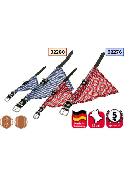 Deri Bandanalı Boyun Tasma 37Cm Kırmızı fiyatları