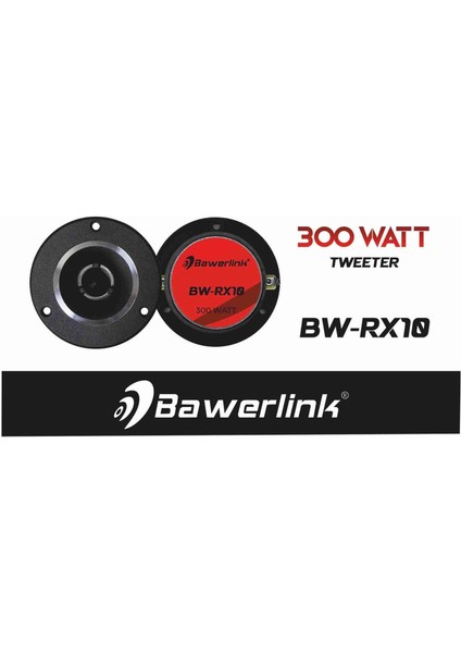 BW-RX10 10CM Profesyonel Tweeter Takımı 300 Watt 2 Adet