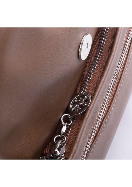 Kadın Sırt Çantası Çift Gözlü Spor Çanta Vizon Kahve Taba Dona ( 23X26X14 cm ) modelleri