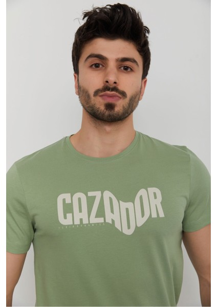 Caz 4086 Erkek Baskılı Bisiklet Yaka T-Shırt modelleri