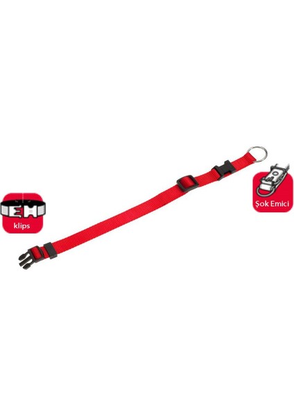 Boyun Tasma 40-55Cm Kırmızı