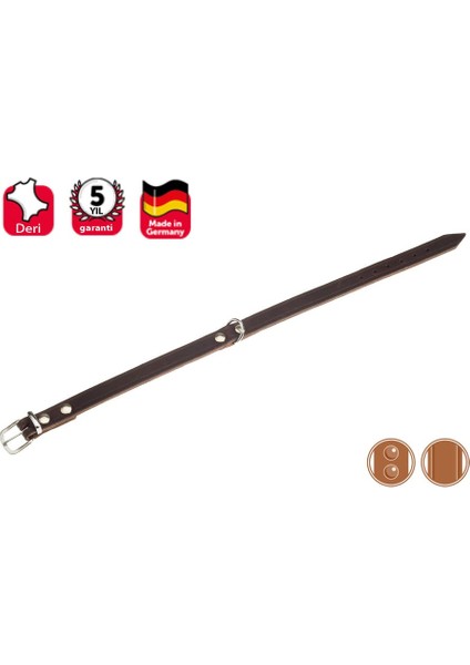 Deri Boyun Tasma Perçinli 24 cm K.rengi