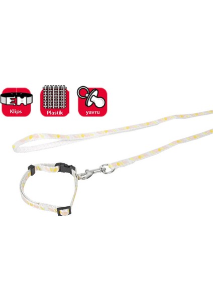 Yavru Köp.Boy.Tasma+Uzatma 10-35Cm/1Mm Mavi