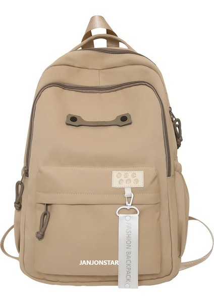 Ortaokul Öğrencilerinin Okul Çantaları, Erkek Üniversite Kampüsü Basit Ortaokul Öğrencilerinin Erkek Kirlenmeye Dayanıklı Büyük Kapasiteli Lise Öğrencilerinin Sırt Çantaları (Yurt Dışından)