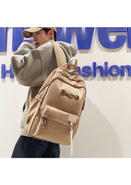 Ortaokul Öğrencilerinin Okul Çantaları, Erkek Üniversite Kampüsü Basit Ortaokul Öğrencilerinin Erkek Kirlenmeye Dayanıklı Büyük Kapasiteli Lise Öğrencilerinin Sırt Çantaları (Yurt Dışından) fiyatları