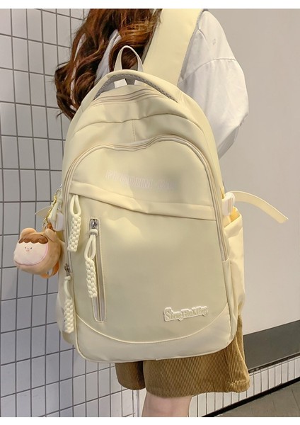 Bayan Üniversite Öğrencileri Için Yeni Okul Çantası, Basit Düz Renkli Küçük Sırt Çantası, Japon Ins Tarzı, Sevimli Kız, Basit Omuzlar (Yurt Dışından) fırsatları