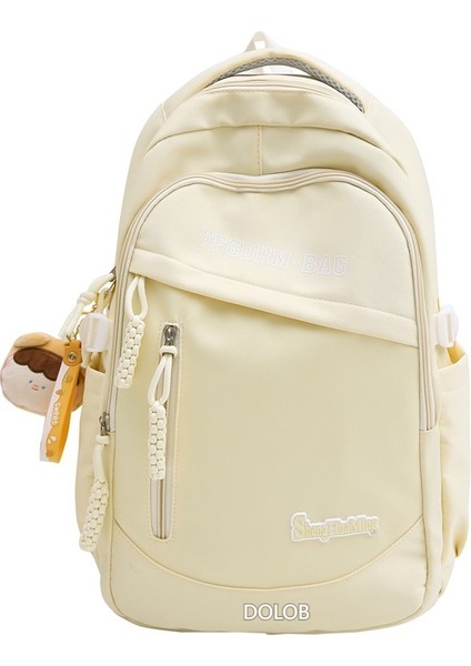 Bayan Üniversite Öğrencileri Için Yeni Okul Çantası, Basit Düz Renkli Küçük Sırt Çantası, Japon Ins Tarzı, Sevimli Kız, Basit Omuzlar (Yurt Dışından)