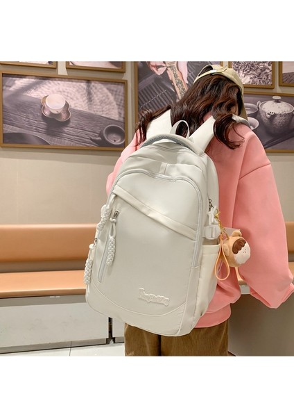 Bayan Üniversite Öğrencileri Için Yeni Okul Çantası, Basit Düz Renkli Küçük Sırt Çantası, Japon Ins Tarzı, Sevimli Kız, Basit Omuzlar (Yurt Dışından) indirimleri