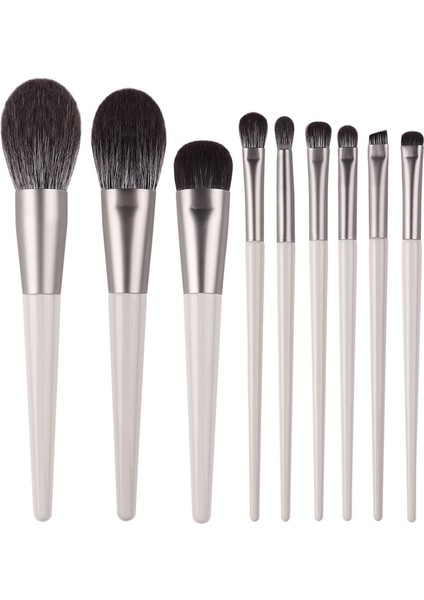 Makyaj Fırçası Seti White Fox 9 Makyaj Fırçaları Komple Set Cangzhou Moyu Güzellik Araçları (Yurt Dışından)
