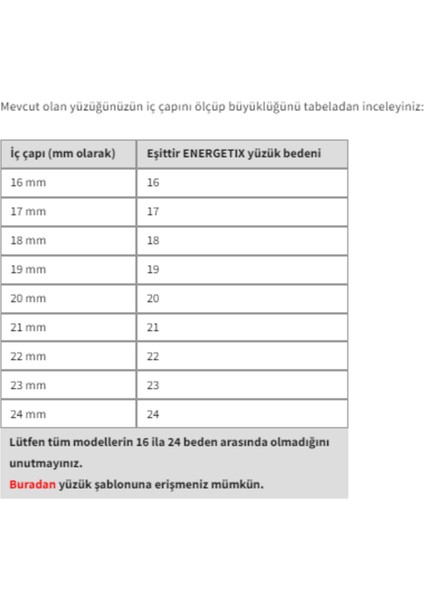 Taşlı Manyetik Yüzük