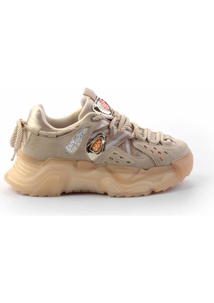 Nude Süet Kadın Sneaker K01703051102