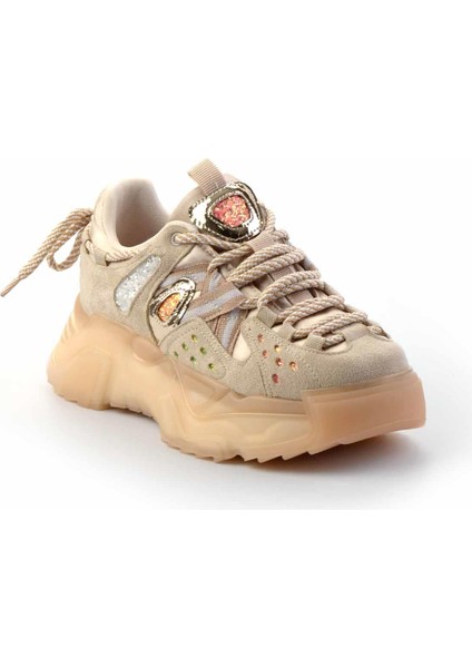 Nude Süet Kadın Sneaker K01703051102 fiyatları