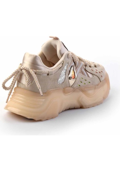Nude Süet Kadın Sneaker K01703051102 modelleri