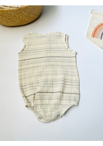 Yenidoğan Çıtçıtlı Müslin Zıbın