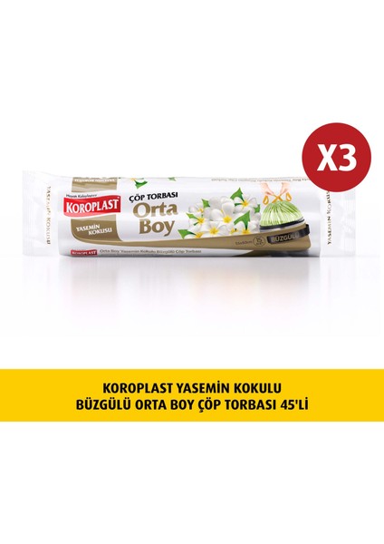 Yasemin Kok Büzgülü Orta Boy Çöp 15LIX3 Ad