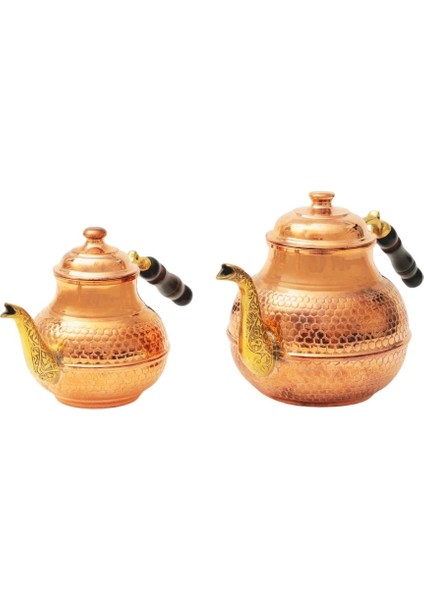 Baklava Büyük Ağır Çaydanlık Kırmızı