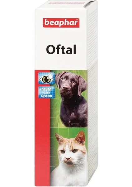 Oftal Kedi Ve Köpek Göz Temizleme Losyonu 50 ML