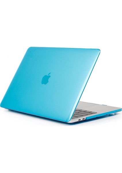 Şeffaf Ön/arka Sert Kılıf MacBook Air 13,3 Inç Retina Ekran Için A2337 M1 (2020)/AIR 13,3 Inç Retina Ekran A2179 (2020)/AIR 13,3 Inç (2019) (2018) A1932-BEBEK Mavisi (Yurt Dışından)