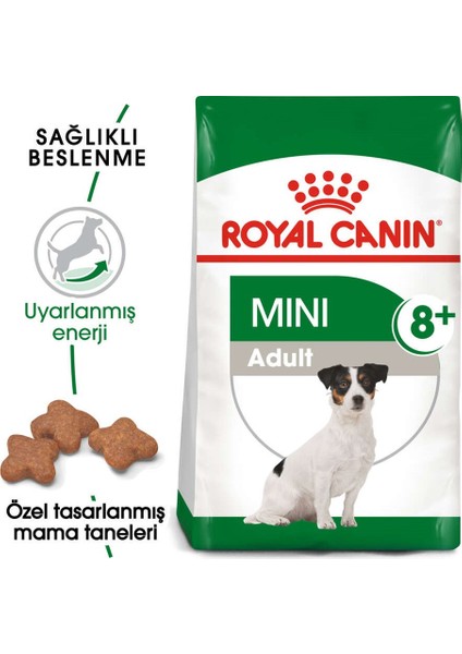 Mini Adult +8 Yaş Yaşlı Köpek Maması 2 Kg