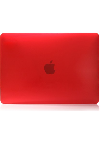 Ön ve Arka Şeffaf Pc Sert Kılıf MacBook Air 13,3 Inç Retina Ekran A2337 M1 (2020)/AIR 13,3 Inç Retina Ekran A2179 (2020)/AIR 13,3 Inç (2019) (2018) A1932-KIRMIZI (Yurt Dışından)