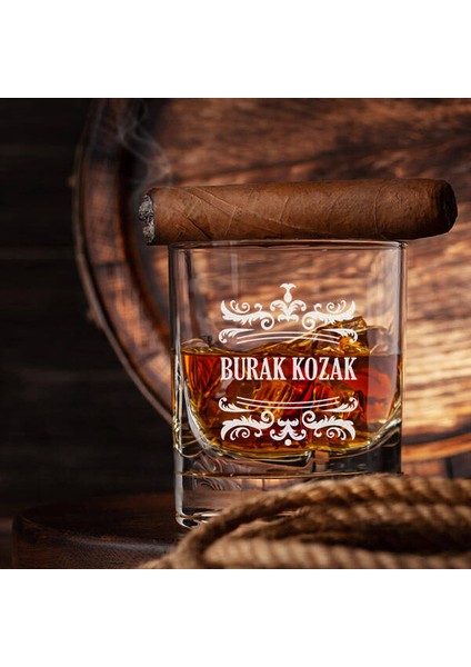 Arkadaşa lik Premium Isimli Viski Bardağı
