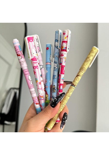 Hello Kitty Jel Renkli Tükenmez Kalem Seti 10'lu