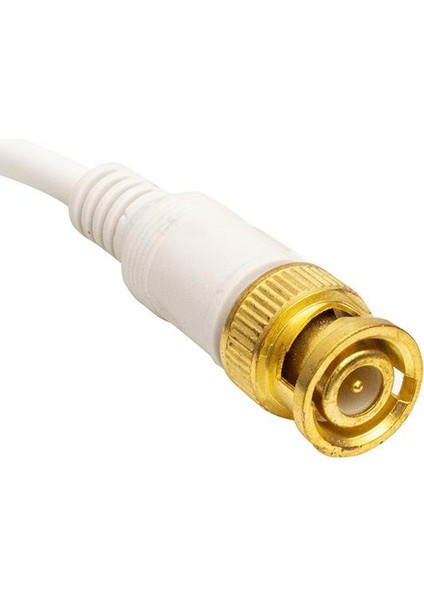 10 Adet Kablolu Bnc Konnektör 10LU Güvenlik Kamerası Bağlantı Soketi Hazır Kablolu Bnc Ucu