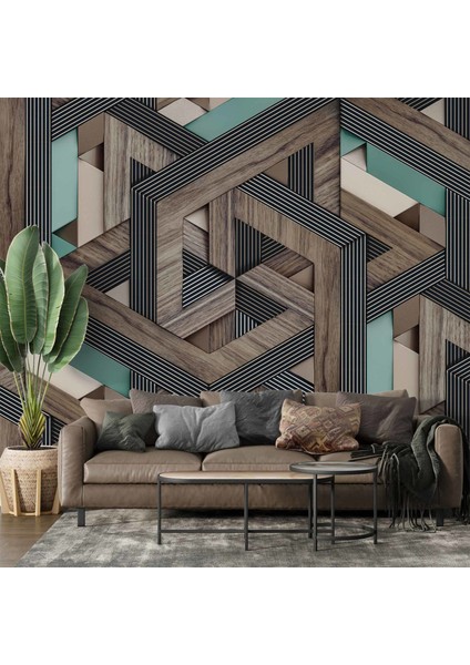 3 Boyutlu Ahşap Kabartma Görünümlü