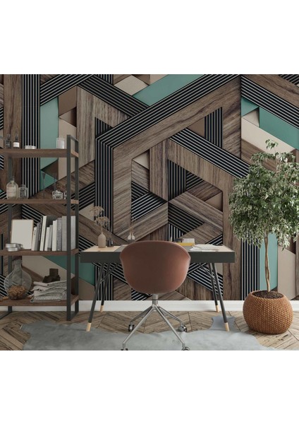 3 Boyutlu Ahşap Kabartma Görünümlü fırsatları