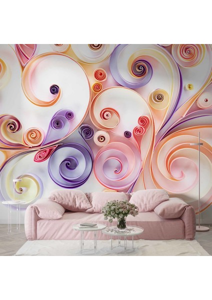 3 Boyutlu Kağıt Katlama Kabartma Görünümlü