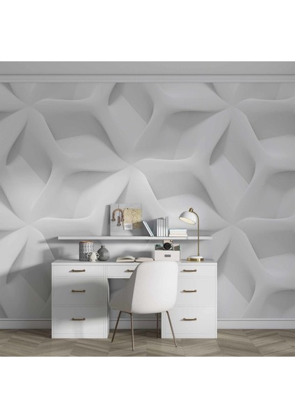 3 Boyutlu Beyaz Kabartma Görünümlü fırsatları